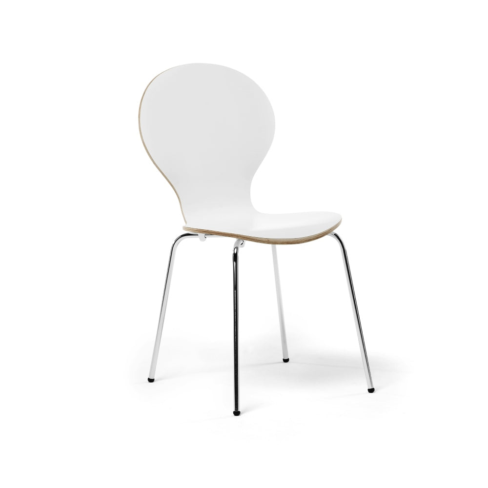 Denna stapelbara stol är modern och stilren, och passar bra i butiker, caféer eller konferenser.